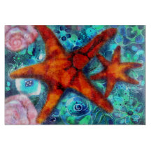 Starfish Seashells Beach Coastal Abstrato