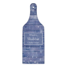 Tábua de Challah de Shabbat, Madeira Azul, Casa de