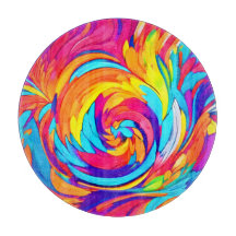 Trabalho de arte de espiral de Abstrato vibrante