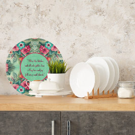 Tabua De Cortar Tropicais Brilhantes Personalizável