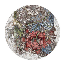 William morris flores elegante ilustração floral