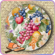 TÁBUA DE CORTE - Coberta com Frutas Coloridas - Re