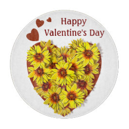 Tábua de Corte Coração de Girassol