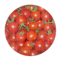 Tábua de Corte de Vidro Colheita de Tomate Cereja