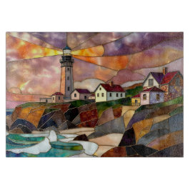 Tábua de Corte Farol Costeiro Decoração de Praia