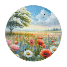 Tábua de Corte Poppy Daisy Meadow
