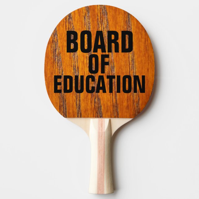 TÁBUA DE EDUCAÇÃO RAQUETE DE PING PONG (Frente)