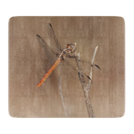 Tábuas De Corte Asas de Dragonfly Dourada