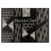 Placa de corte da cozinha de MasterChef