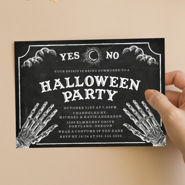 Tábula de Espírito | Convite para Festa de Hallowe (Criador carregado)