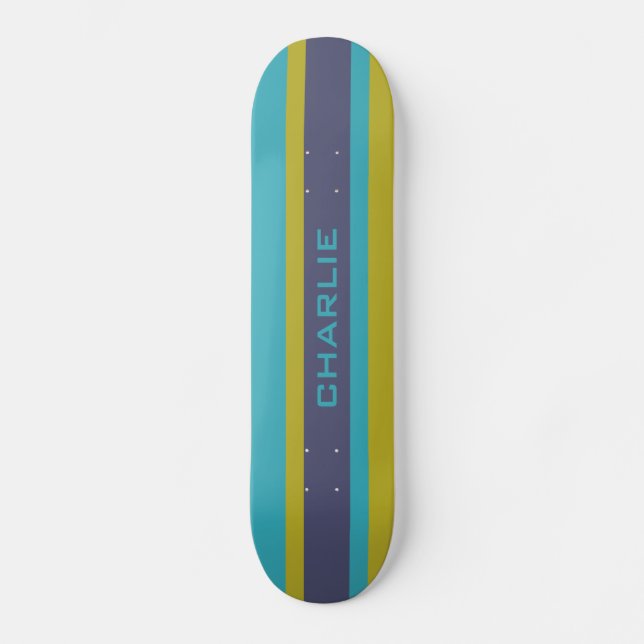 Tabuleiro de skate personalizado de padrão monogra (Frente)