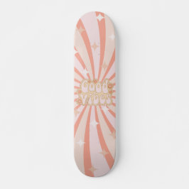Tabuleiro de Skateboard do Hippie Bonito Retro Boa