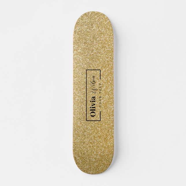 Tabuleiro de Skateboard do Nome Personalizado da G (Frente)
