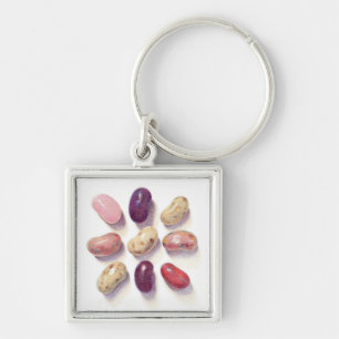 TAC TIC TOE JELLY BEANS Premium Square Chaveiro