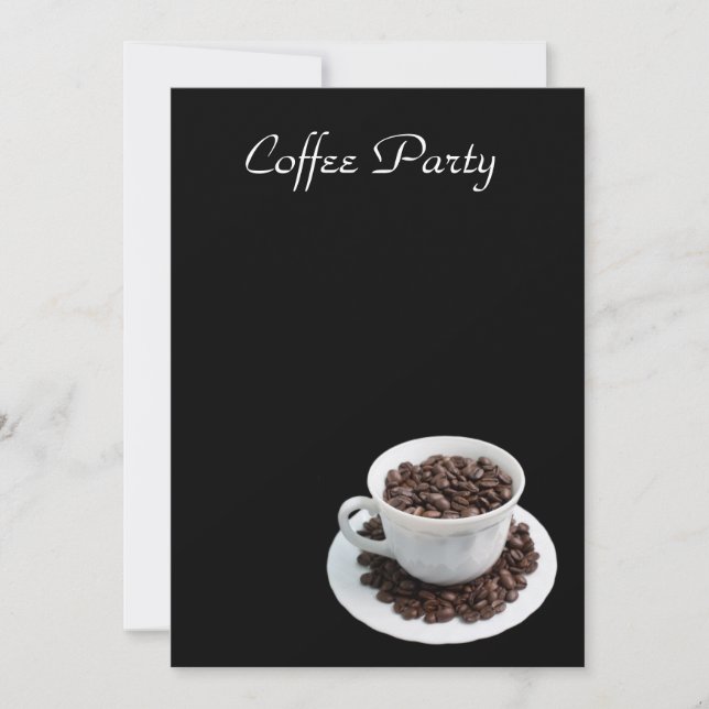 Taça com grãos de café (Frente)