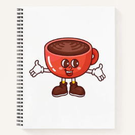 Taça de Café de Cartoon Jogada e Engraçada