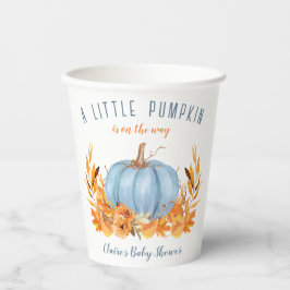 Taça de Chá de fraldas Blue Boy Fall Little Pumpki
