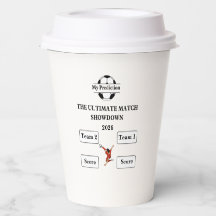 Taça de Festa de Previsão de Jogo de Futebol Perso