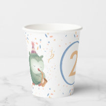 Taça de Papel de Coruja Musical