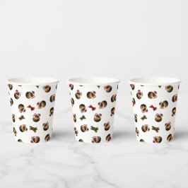 Taça de Papel de Pudim de Natal