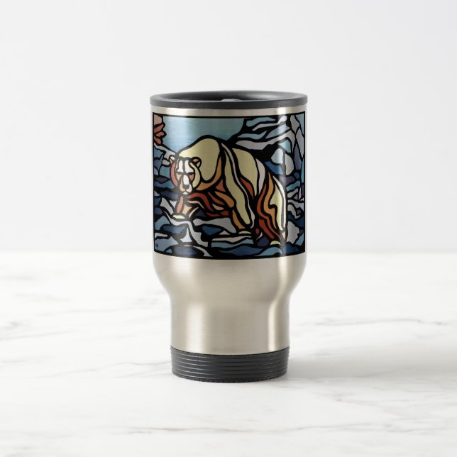 Taça de Urso Polar de Caneca de viagem de Arte Nat (Centro)