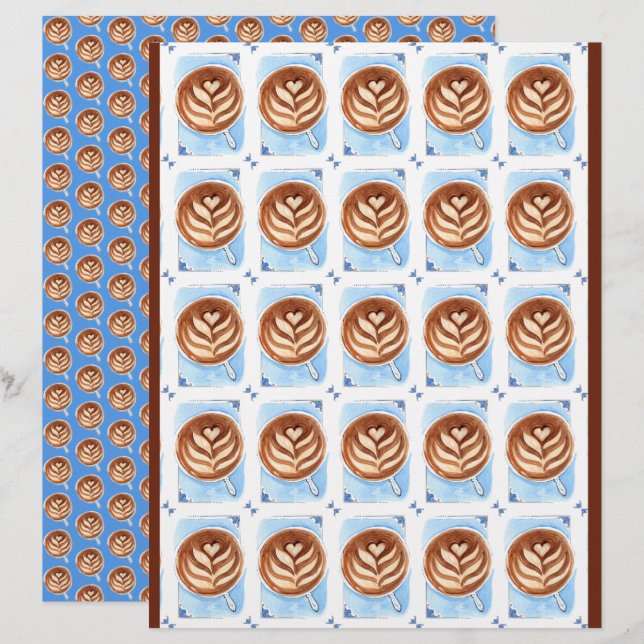 Taça Latte de Café (Frente/Verso)