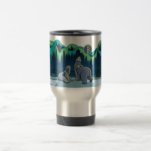 Taça Polar Urso de Arte Caneca de viagem