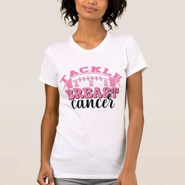 Tackle T-Shirt do Cancer de Mama (Frente)