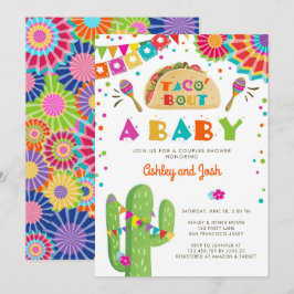 Taco Bout A Baby Fiesta Casal Convite Para Chá