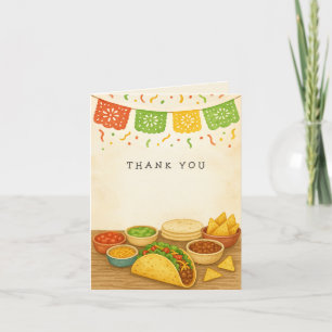 Taco Bout A Baby Fiesta Chá de fraldas Cartões de 