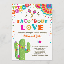 Taco Bout Love Fiesta Casal chá convite