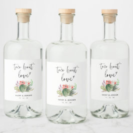 Taco Bout Love Watercolor Cactus Fiesta Favor