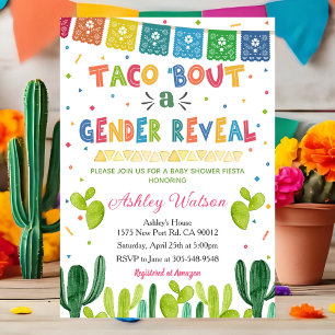 Taco 'Bout um Convite de Festa de Revelação de Gên