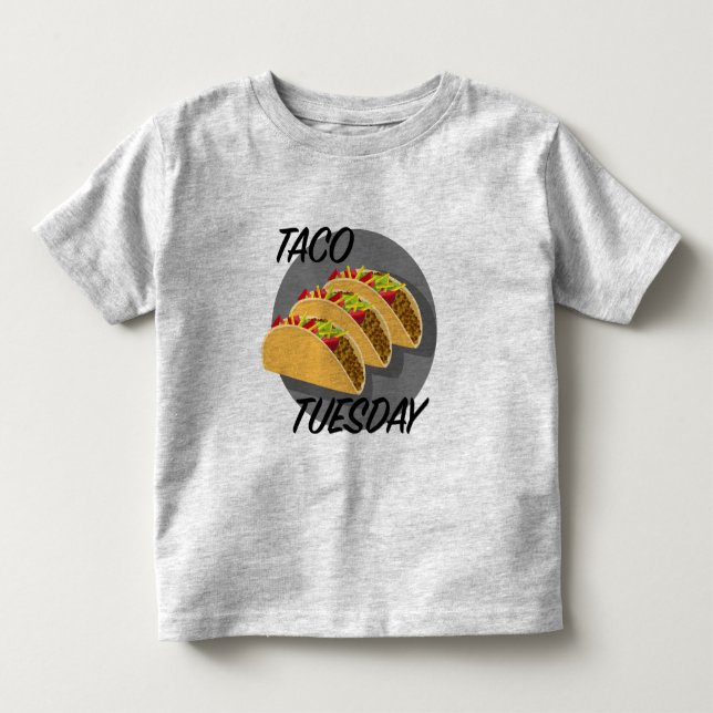 Taco Design - Toddler Fine Jersey T-Shirt (Frente)