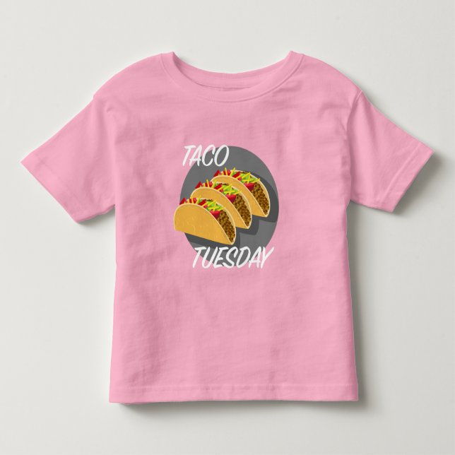 Taco Design - Toddler Fine Jersey T-Shirt (Frente)