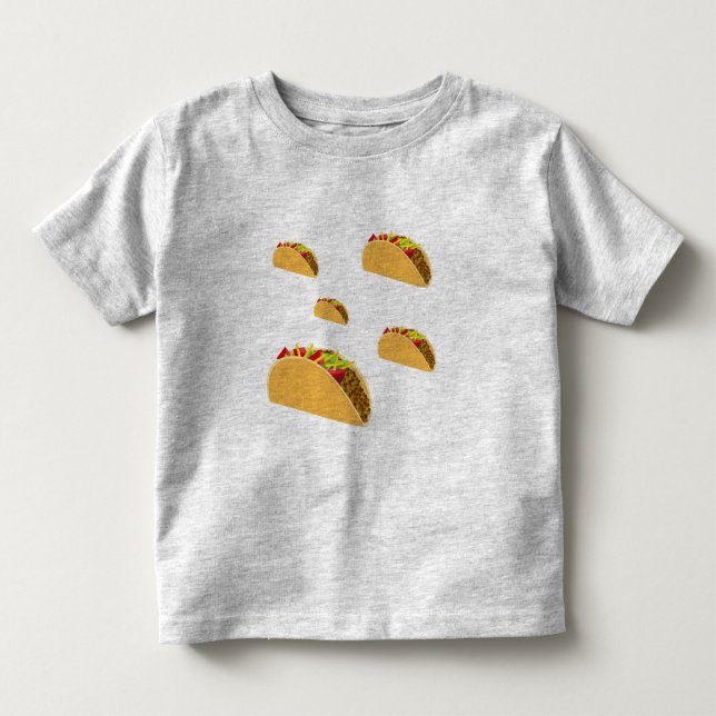 Taco Design - Toddler Fine Jersey T-Shirt (Frente)