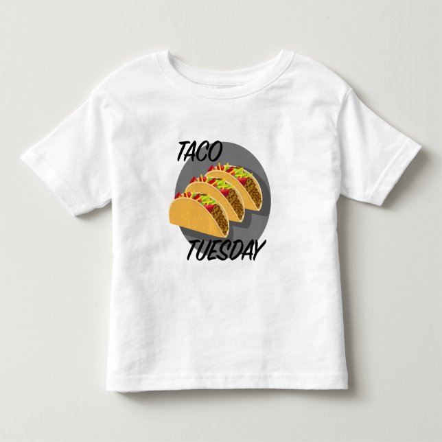 Taco Design - Toddler Fine Jersey T-Shirt (Frente)