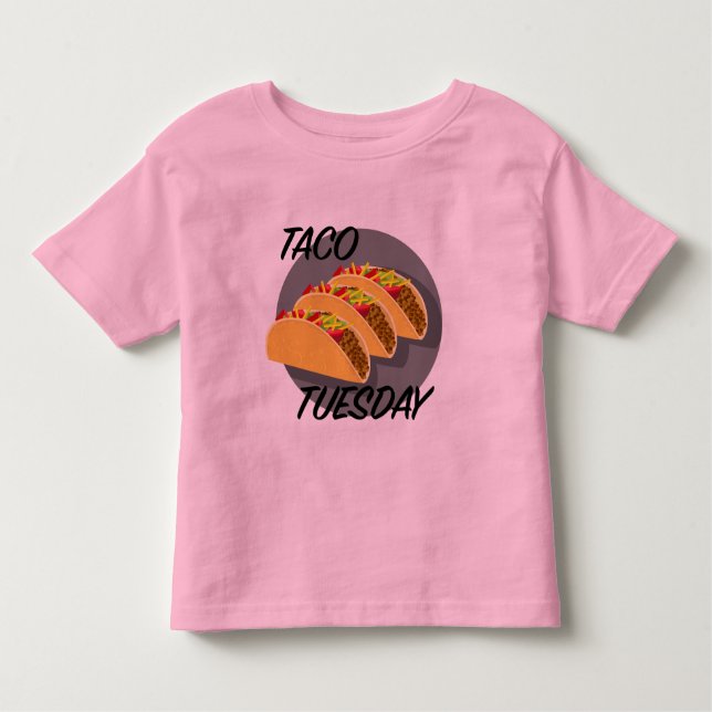 Taco Design - Toddler Fine Jersey T-Shirt (Frente)
