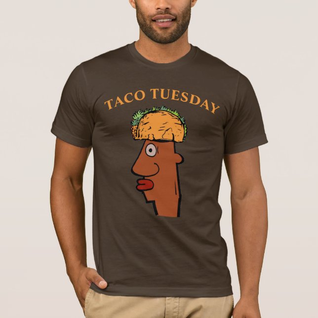 Taco Head, edite o texto T-Shirt (Frente)