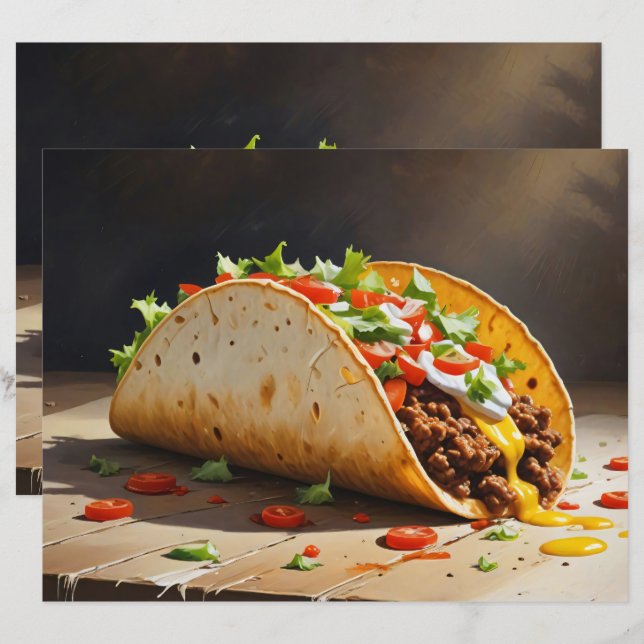 Taco - Livro de Escrapões de Vida (Frente/Verso)