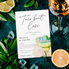 Taco sobre Amor Casais Mexicanos Convite para Chás