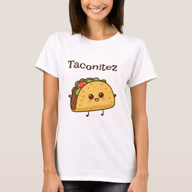 Taco T-Shirt – Fun Kawaii Food Tee (Frente)