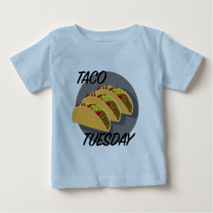 Taco Terça-feira Design - Baby Fine Jersey T-Shirt