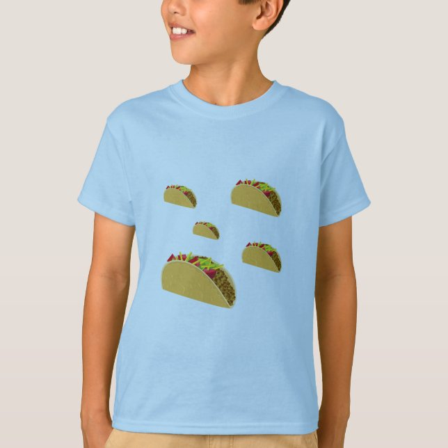 Taco Terça-feira Design - Camiseta Básica para Cri (Frente)