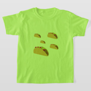 Taco Terça-feira Design - Camiseta Básica para Cri