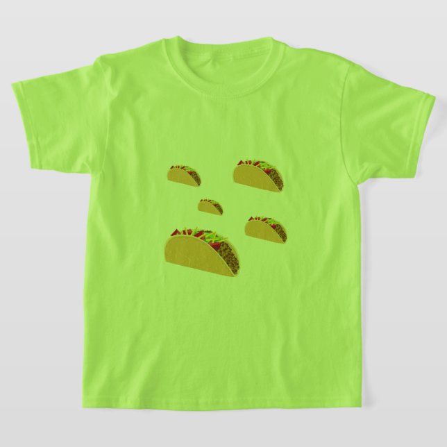 Taco Terça-feira Design - Camiseta Básica para Cri (Postura )