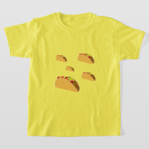 Taco Terça-feira Design - Camiseta Básica para Cri