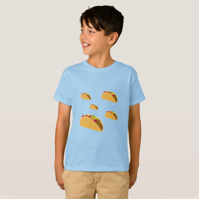 Taco Terça-feira Design - Camiseta Básica para Cri (Frente Completa)