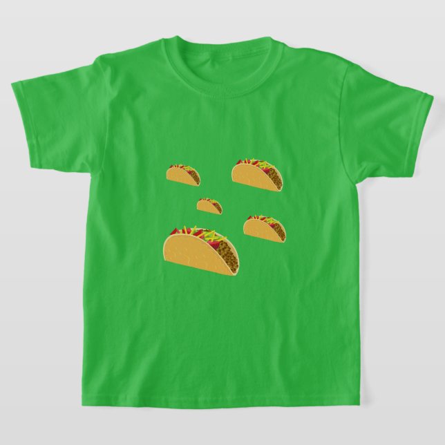 Taco Terça-feira Design - Camiseta Básica para Cri (Postura )