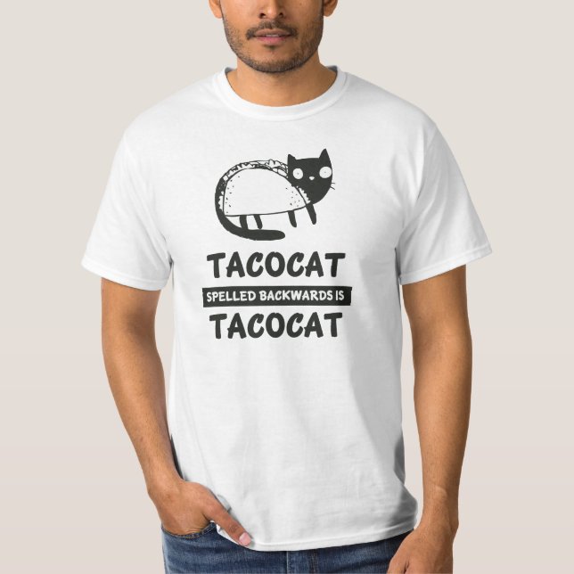 Tacocat soletrou é para trás camisa de Tacocat T (Frente)